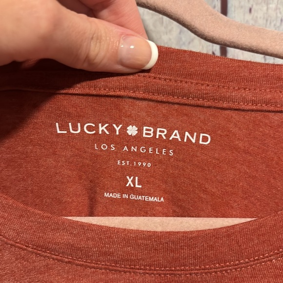 NWT Lucky Brand Hamsa Moons Classic Crew Tee - Picture 6 of 10